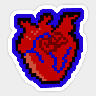 8-Bit Anatomy Sticker